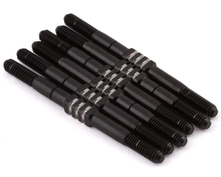 Picture of Jconcepts Fin TLR 22 5.0 3.5mm Titanium Turnbuckle Kit (Black) (6)