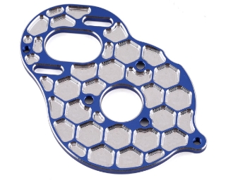 Picture of JConcepts DR10/SR10 +2 Aluminum "Honeycomb" Motor Plate (Blue)