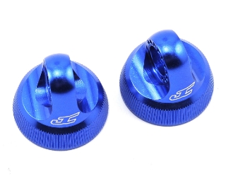 Picture of JConcepts Fin Aluminum 12mm V2 Shock Cap (Blue) (2)