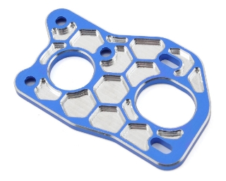 Picture of JConcepts Associated B6 'Honeycomb' 3 Gear Laydown Motor Plate (Blue)