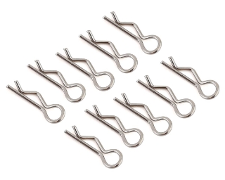 Picture of JConcepts Compact Angled Body Clips (10) (Silver)