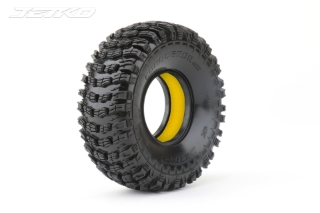 Picture of JetKO Tires 1/10 1.9 Crawler Conqueror Tires, Ultra Soft, Yellow (2) (2)
