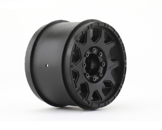 Picture of JetKO Tires 1/8 SGT MT 3.8 Wheels, Black, 17mm, 1/2 Offset Wide for Traxxas Maxx (4)