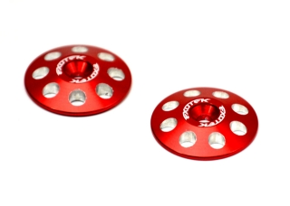 Picture of 1/8 Buggy XL Wing Buttons, 22mm (2), Red