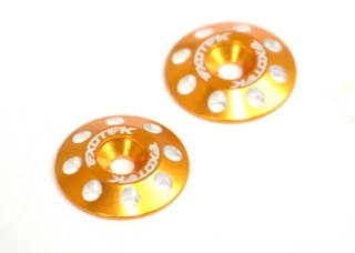 Picture of Flite Wing Buttons V2, 6061 Aluminum, Gold Anodized