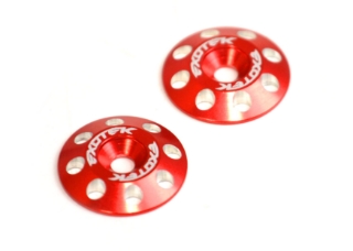 Picture of Flite Wing Buttons V2, 6061 Aluminum, Red Anodized