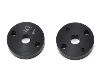 Picture of Yokomo 12mm "X" Flat Shock Piston (Black) (2) (1.5mm x 2 Hole)