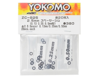 Picture of Yokomo 2.5mm Shim Spacer Set (0.13mm, 0.25mm & 0.50mm)