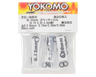 Picture of Yokomo 5mm Spacer Shim Set (0.13mm, 0.25mm & 0.50mm)