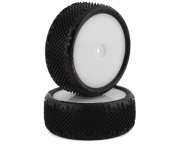 Image de JConcepts Pin Swag 2.2" Pre-Mounted 4WD Front Buggy Tire (White) (2) (Pink) w/12mm Hex