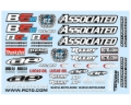 Picture of Team Associated RC10B5M Factory Lite Decal Sheet