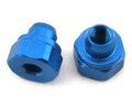 Picture of Team Associated RC10B74 Aluminum Battery Strap Nut (Blue) (2)