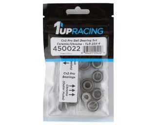 Picture of 1UP Racing TLR 22X-4 Cv2 Pro Bearing Set (Ceramic/Chrome)
