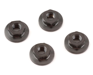 Picture of 1UP Racing Pro Duty Titanium 4mm Lockdown Wheel Nuts (Black) (4)