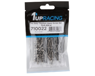 Picture of 1UP Racing TLR 22X-4 1/10 4WD Buggy Pro Duty Titanium Upper Screw Set