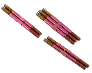 Picture of 1UP Racing TLR 22S Pro Duty Titanium Turnbuckle Set (Triple Polished Pink)