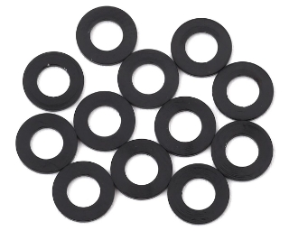 Picture of 1UP Racing 3x6mm Precision Aluminum Shims (Black) (12) (0.25mm)