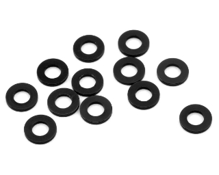 Picture of 1UP Racing 3x6mm Precision Aluminum Shims (Black) (12) (0.75mm)