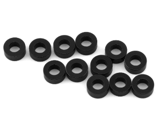 Picture of 1UP Racing 3x6mm Precision Aluminum Shims (Black) (12) (2.5mm)