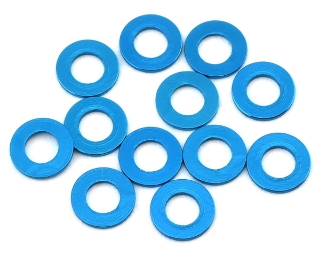 Picture of 1UP Racing 3x6mm Precision Aluminum Shims (Blue) (12) (0.25mm)