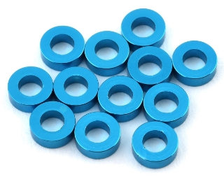 Picture of 1UP Racing 3x6mm Precision Aluminum Shims (Blue) (12) (2mm)