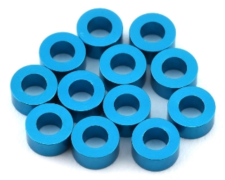 Picture of 1UP Racing 3x6mm Precision Aluminum Shims (Blue) (12) (3mm)