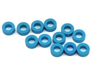 Picture of 1UP Racing 3x6mm Precision Aluminum Shims (Blue) (12) (2.5mm)