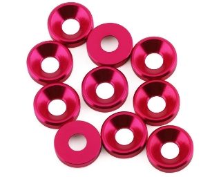Picture of 1UP Racing 3mm Countersunk Washers (Pink) (10)