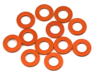 Picture of 1UP Racing 3x6mm Precision Aluminum Shims (Orange) (12) (0.25mm)