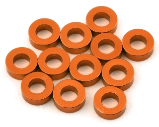 Picture of 1UP Racing 3x6mm Precision Aluminum Shims (Orange) (12) (2mm)