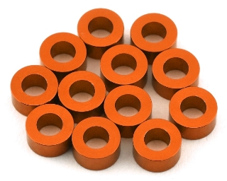 Picture of 1UP Racing 3x6mm Precision Aluminum Shims (Orange) (12) (3mm)