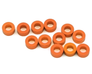 Picture of 1UP Racing 3x6mm Precision Aluminum Shims (Orange) (12) (2.5mm)
