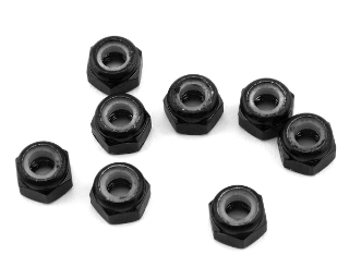 Picture of 1UP Racing 3mm Aluminum Locknuts (Black) (8)