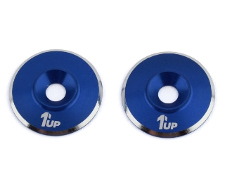 Picture of 1UP Racing 3mm LowPro Wing Washers (Dark Blue Shine) (2)
