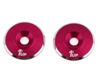 Picture of 1UP Racing 3mm LowPro Wing Washers (Hot Pink Shine) (2)