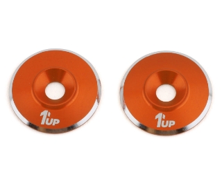 Picture of 1UP Racing 3mm LowPro Wing Washers (Orange Shine) (2)