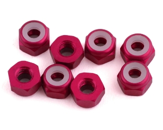 Picture of 1UP Racing 3mm Aluminum Locknuts (Hot Pink) (8)