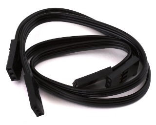 Picture of Futaba 200mm FF-GBB Heavy Duty Gyro Extension Cords (2) (Black)