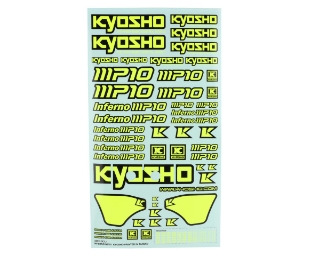 Picture of Kyosho MP10 Decal Sheet (Yellow)