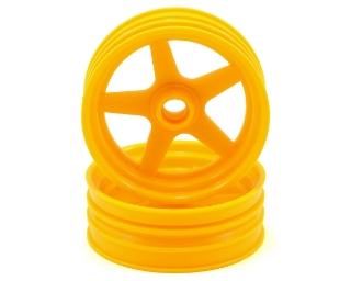 Picture of Kyosho 5-Spoke Front Wheel (2) (Yellow)