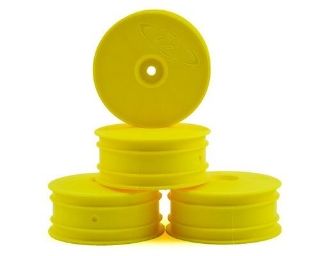 Picture of DE Racing Speedline 2.2 4WD Buggy Front Wheel (4) (Yellow) (22-4/EB410)