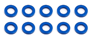 Picture of Team Associated 5.5x1.0mm Aluminum Ball Stud Washer (Blue) (10)