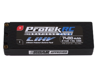 Picture of ProTek RC 2S 130C Low IR Si-Graphene + HV LiPo Battery (7.6V/7400mAh)