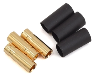 Picture of ProTek RC 4mm Short Female Bullet Connector w/Shrink Tube (3)