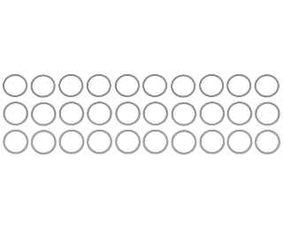 Picture of Mugen Seiki 10x12x0.1/0.2/0.3mm Shim Set (30)