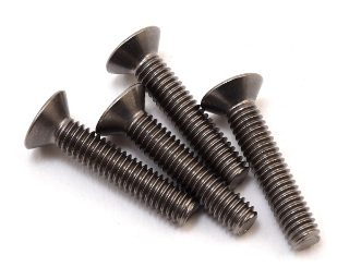 Picture of Mugen Seiki 4x20mm Titanium Flat Head Hex Screw (4)