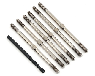 Picture of Lunsford "Super Duty" Associated T5M Titanium Turnbuckle Kit w/Drill Bit (6)