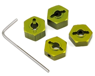 Picture of ST Racing Concepts 14mm Aluminum Wheel Hex (Green) (4)