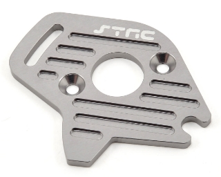 Picture of ST Racing Concepts Aluminum Heatsink Motor Plate (Gun Metal) (Slash 4x4)