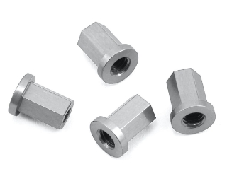 Picture of ST Racing Concepts Wraith Aluminum Internal Locknut (4) (Silver)